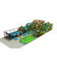 Large Indoor Play Structures / Indoor Playground Set With Soccer Playing Area And Trampoline