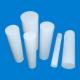 White Virgin Molded PTFE  Rod Self Lubricating Natural Durability