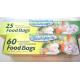 Biodegradable, Compostable, CornZipper Seal Sandwich Bag / 50 ct. 1.2 mil, minigrip, k, American value, drug store