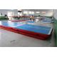 Blue TopInflatable Air Tumble Track For Gym Cheerleading 20cm Height