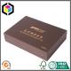 Gold Hot Stamping Logo Gift Paper Box; Rigid Gift Paper Packaging Box