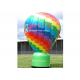 Colorful Custom Advertising Balloons Rainbow Pattern Ground Ball Type