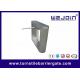 Disable Person Waist Height Turnstile , 490mm Pole Automatic Gate Barrier System