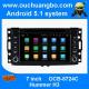 Ouchuangbo auto radio stereo android 5.1 for Hummer H3 with gps BT wifi 16GB SWC