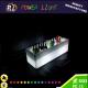 Plastic Rechargeable Bar Furniture Square LED Ice Bucket