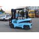Solid Rubber Tire Electric Battery Forklifts with 5000 lb Load Capacity and Onboard Charger