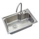 AG5515 SUS304 Stainless Steel Kitchen Sink , Rectangle Single Bowl Undermount Sink