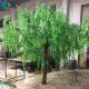 Dense Faux Weeping Willow , Green Willow Tree For Greenery Landscape