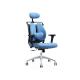 Aluminum Alloy Base Modern Ergonomic Chair Leather High Back Swivel Office Chair