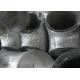 Piping System Ss Pipe Fittings , Butt - Weld  Equal Tee Pipe Fitting Acid Resistance