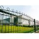Low Carbon Steel Galvanized Double Wire Fence 50*200mm Mesh Size For Railways