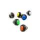 12mm White Yellow Orange Blue Green Eed Small Waterproof Self-reset Button Switch Round Unlocked Button PBS-33B