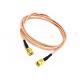 High Performance 50ohm RF Adapter Cable / 0.5m RG6 SMA Coaxial Cable