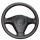 Customize your Genuine Leather Wrap Steering Wheel Cover for Mazda 3 Axela 2008-2013 Mazda CX-7 CX7 2010-2016 Mazda 5 2011-2013