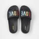 Ladies Black Breathable 36EU EVA Slide Sandal With Open Toe