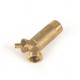 3/4 NPT Brass Water Heater Drain Valve , 2.5 Long Garden Hose Splitter