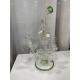 14Inch Glass Water Pipes Borosilicate Straight Hookah Smoking DAB Rig beaker bubbler bong