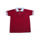 Different Colors Teen School Uniform Knitted Technics With Polo Neck Collar