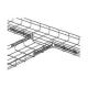 Electro-Galvanized Wire Mesh Cable Tray with Mounting Bracket Sturdy and Dependable