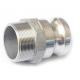 Type F DIN 2828 Stainless Steel Cam Lock Hose Connectors / 1 Inch Hose Coupling