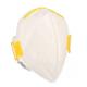 High Performance Ffp1 Dust Mask White Color With Latex Free Elastic Strap