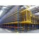 Warehouse Storage Mezzanine Racking System Powder Coated Surface Stable