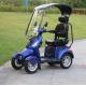 EEC / COC Approved 4 Wheel Electric Mobility Scooter With Roof 60V 500W Motor Power