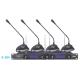 UHF four channels fixed-frequency wireless conference microphone K-304