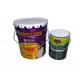 Chemical 5 Gallon Paint Bucket Containers UN Lever Lock Ring Lid