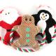 Animated Plush Christmas Toys Santa Claus Tightly Sewn Stitches With Air Bag Inside