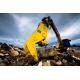 Yellow Hardox-500 Excavator Hydraulic Stone Pulverizer