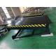 Push Button Hydraulic Loading Dock Leveler Industrial Stationary Steel Checkered Plate