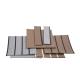Contemporary Outdoor Design Style WPC Yacht Deck Without Caulking and Teak Wood Texture