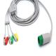 Multiscene Portable Lead Wire ECG , Latex Free ECG Machine Cable