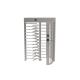 High Safety Access Control Turnstile Gate Brushed SS Robust Full Height Turnstile
