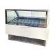CE Approval Luxury 16 Pan Ice Cream Machine Gelato Ice-cream Display Cabinets Showcase Italian Display Freezer Price