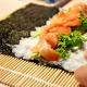 Dark Green Roasted Seaweed Nori Availability Rolling Sushi Ingredients