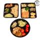 Plastic Takeaway 4 Compartment Take Out Containers For Restaurants