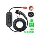 32A SAEJ1772 Fast Charging Electric Car Port At Home 3 Pin IP54