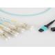 Indoor OM4 OM3 MTP MPO Fiber Optic Patch Cord Industrial Protection