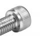 Stainless Steel Hex head 1.0mm Thread Pitch Hex Socket Screws Polished Finish Silver Configuration