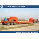 Super low bed transport Semi Trailer trucks Dolly Type payload 200T 2 / 3 / 4 axles