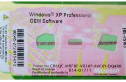 xp prof oem serial