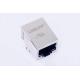 USB Low Profile Magnetic RJ45 Jack , Tab Down RJ45 PCB Connector L811-1X1T-03-F