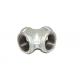 Lightweight 80mm Natural Gas Pipe Fittings , Black Iron Cross Fitting FM Certificated