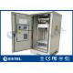 220VAC Integrated Outdoor Telecom Cabinet Galvanized Steel For Telecommunication