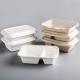 Disposable Sugarcane Takeaway to Go Lunch Box Food Containers for Restaurants Hotel