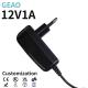 12V 1A AC Power Adapter For Single Color Neon / Beauty Equipment / Digital Photo Frame