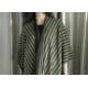 Professional Acrylic Knit Scarf / Stripe Beautiful Shawls And Wraps