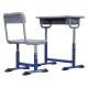 Student Study Table And Chair Set Lifting 1.5mm Iron Aluminum Frame